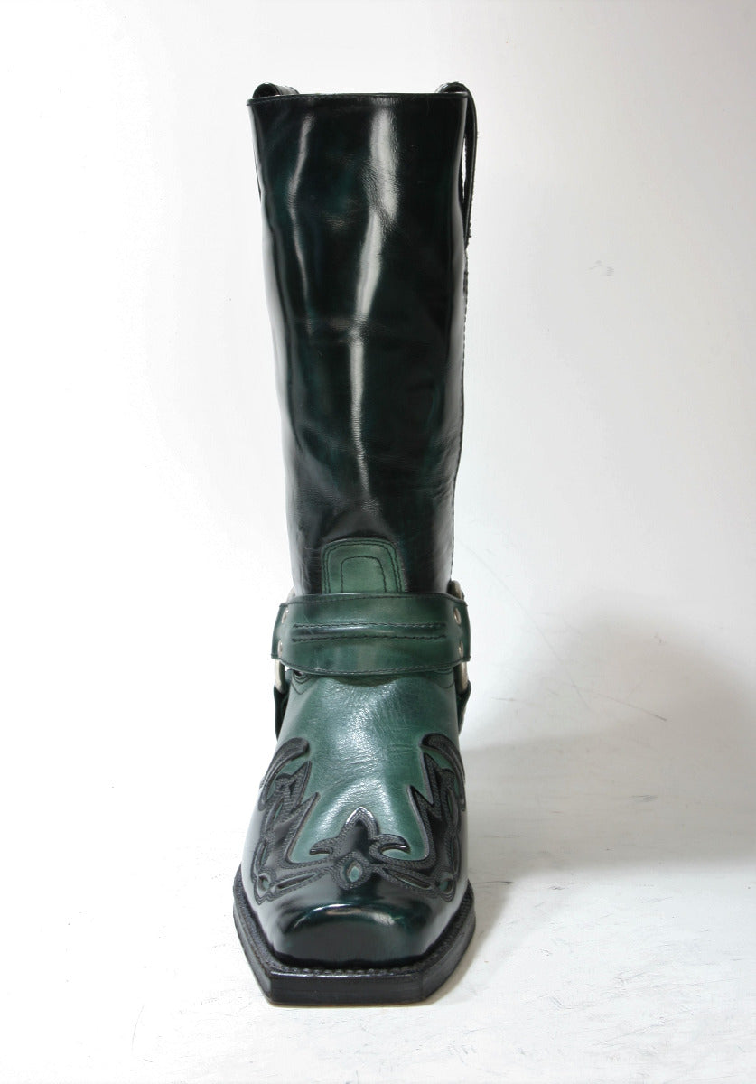 Primeboots Bikerboots green