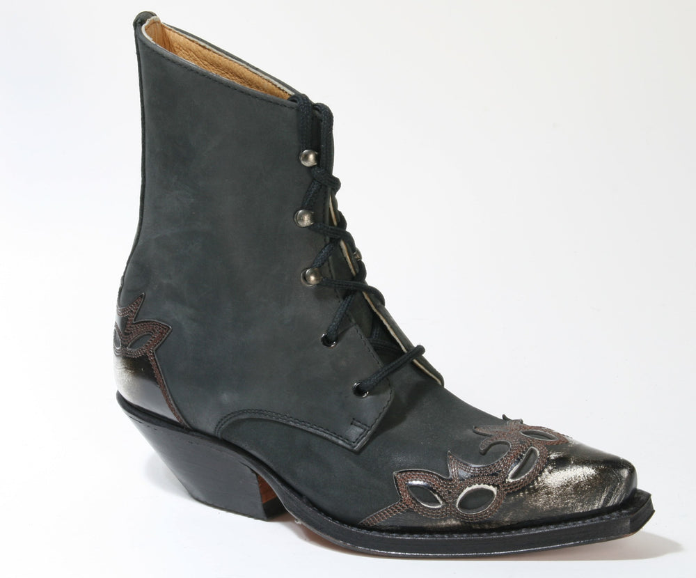 2 Primeboots Schnürstiefel Black Grey