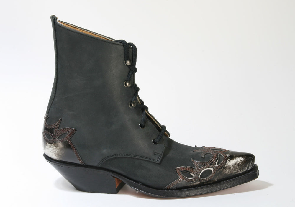 2 Primeboots Schnürstiefel Black Grey