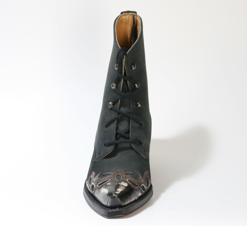 2 Primeboots Schnürstiefel Black Grey