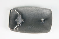 S32213 Buckle Belt Buckle Silver Plated Turquoise