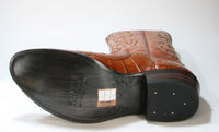 RODEO Sendra cowboy boots caiman leather DOM Peanut