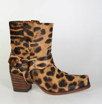 9512 Sendra Kurzstiefel Bikerform Leopardo
