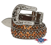 Belt Stars and Stripes stone 05 Brown