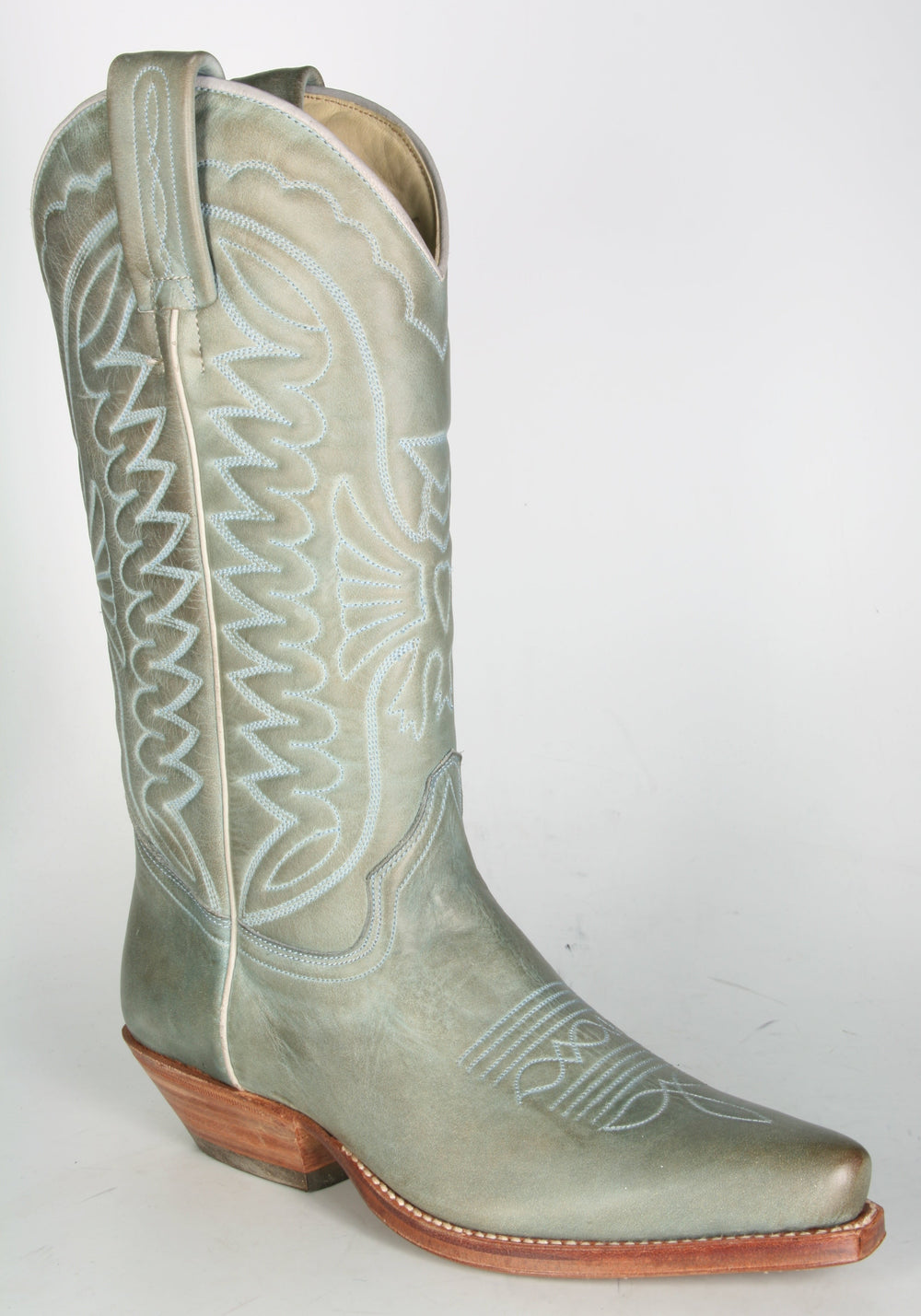 1083 Tony Mora cowboy boots blue gray