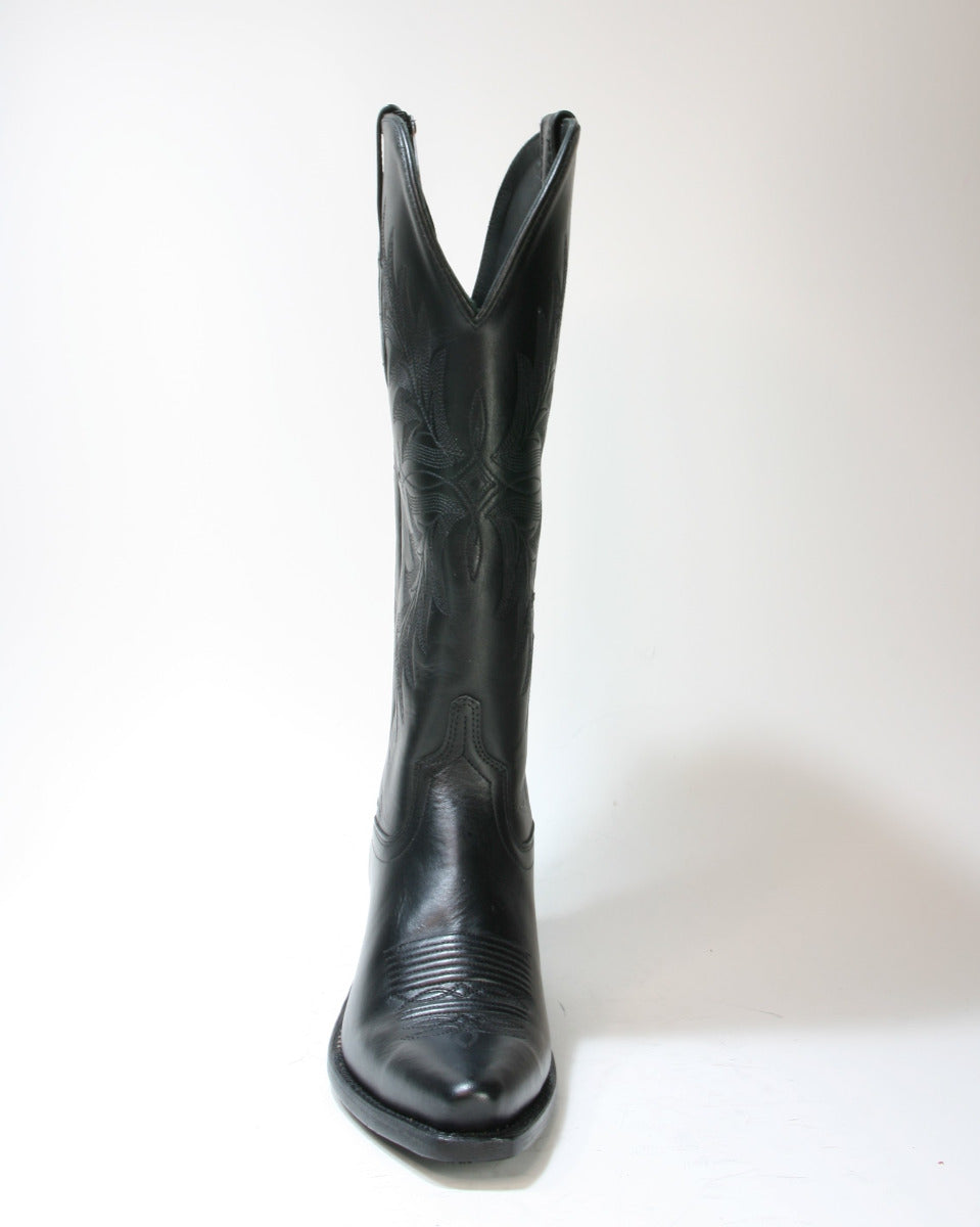 TS 1548 Old West Cowboystiefel Kniehoch Black