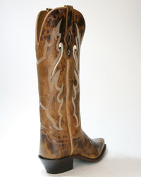 TS 1549 Old West Cowboystiefel Kniehoch Brown