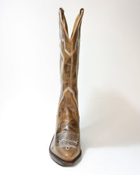 TS 1549 Old West Cowboystiefel Kniehoch Brown