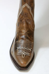TS 1549 Old West Cowboystiefel Kniehoch Brown