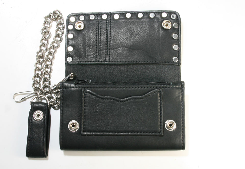 TW28789 Biker wallet with chain