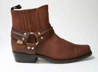 WB-03 Stars and Stripes Bikerboots Brown