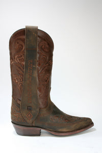WB-29 Stars and Stripes Cowboystiefel Brown