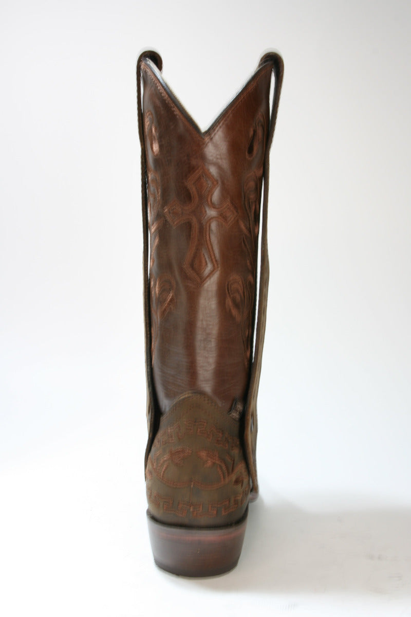 WB-29 Stars and Stripes Cowboystiefel Brown