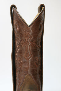 WB-29 Stars and Stripes Cowboystiefel Brown