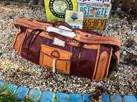 Ledertasche Weekender Ethno Braun Handmade