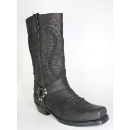 5859 Bikerboots Sancho Negro Bikerboots Men Boots By Boots
