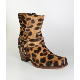 Boots By Boots 9512 Sendra Kurzstiefel Bikerform Leopardo