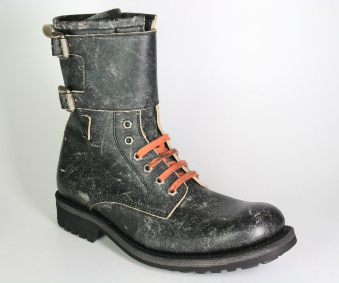 Boots Boots 10444 Sancho Schnürstiefel Negro
