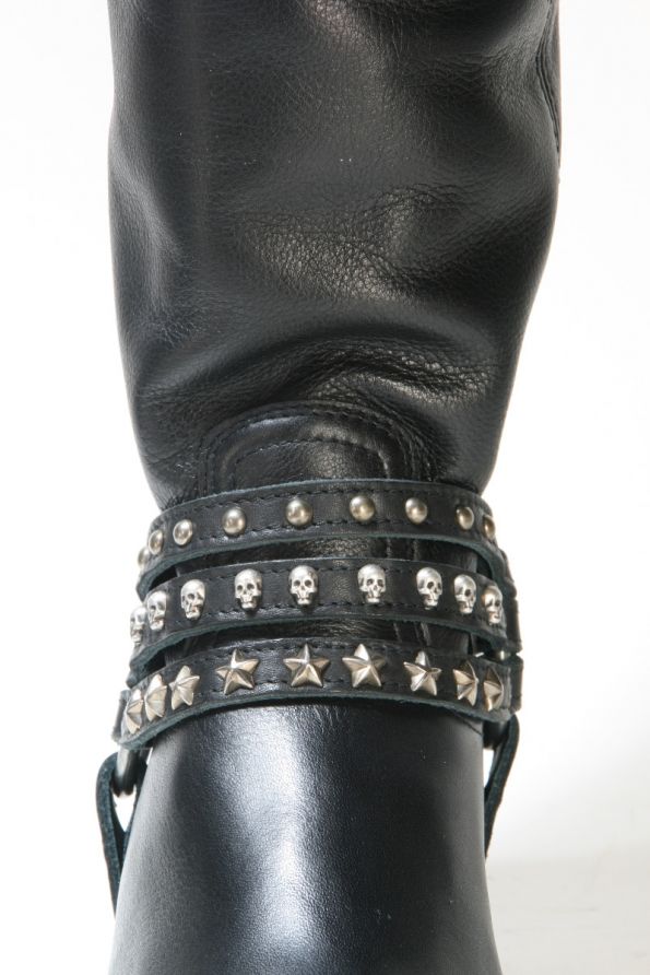11188 Sendra Bikerboots Blues Salvaje Negro