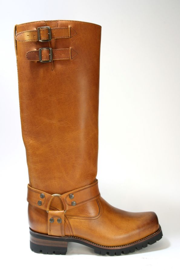 Tan biker boots hotsell