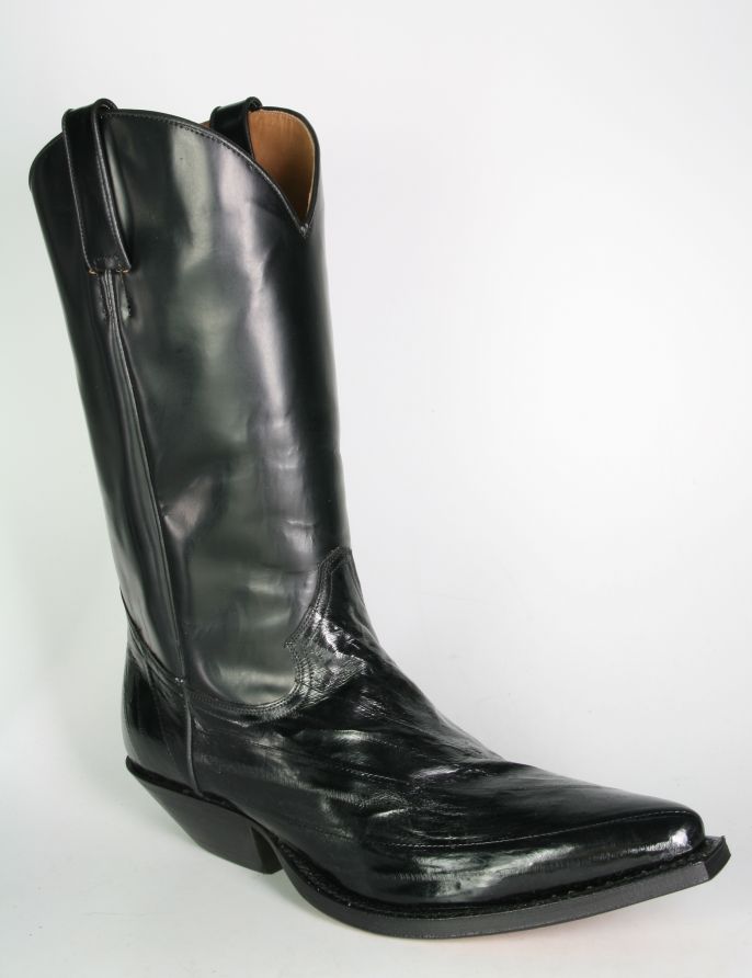 Boots By Boots 2051 Tony Mora Cowboystiefel Aal Leder schwarz