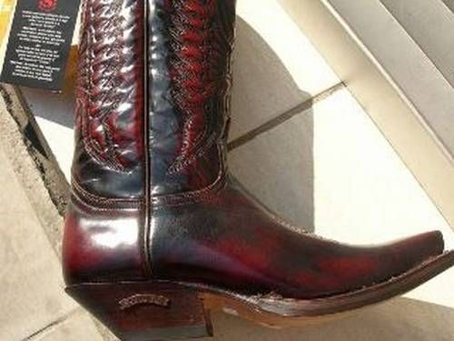 2073 Sendra Cowboystiefel Flor. Fuchsia Bordeaux IBIZA