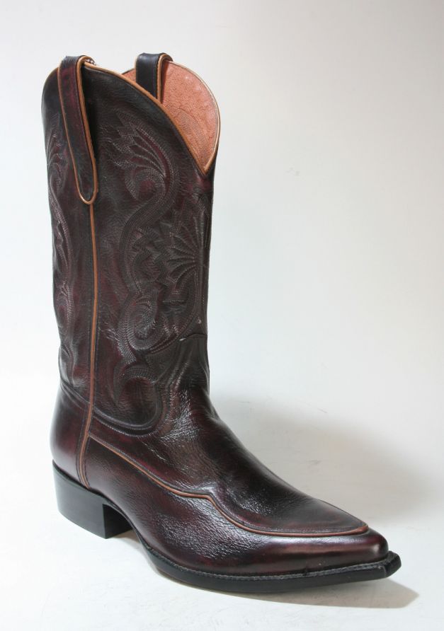 Black cherry cowboy boots outlet