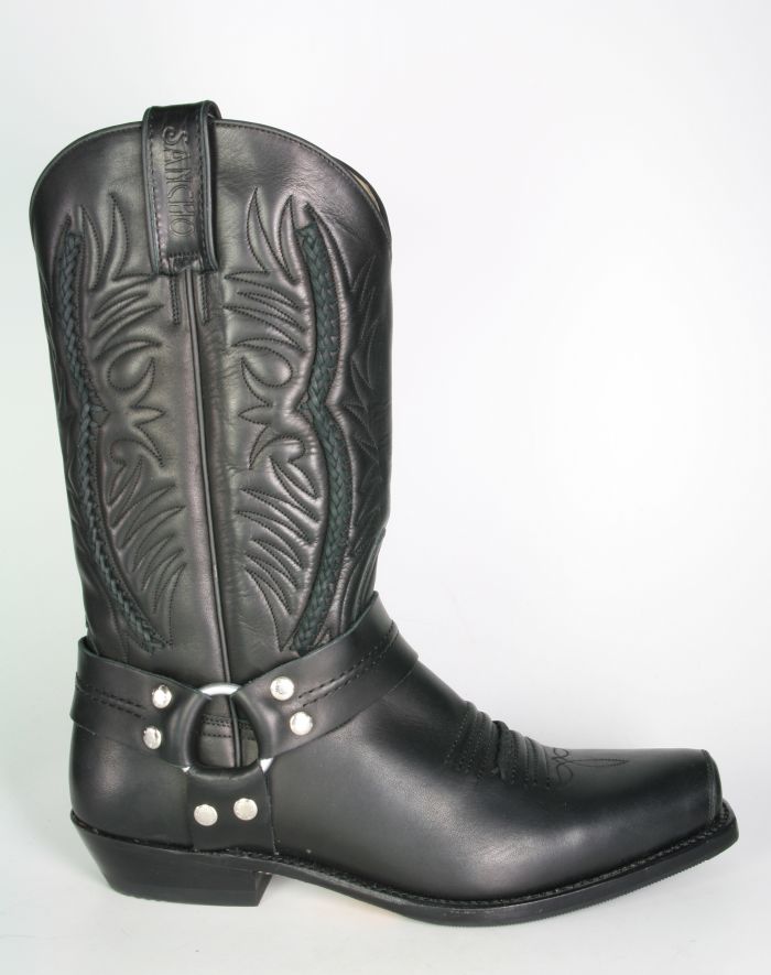 5122 Bikerboots Sancho Negro