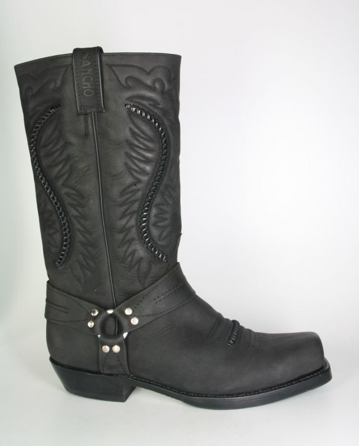 Boots By Boots 5859 Bikerboots Sancho Negro Men