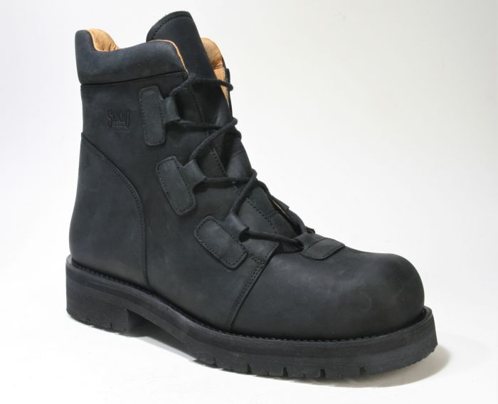 6487 Sancho Boots Schnurstiefel Negro