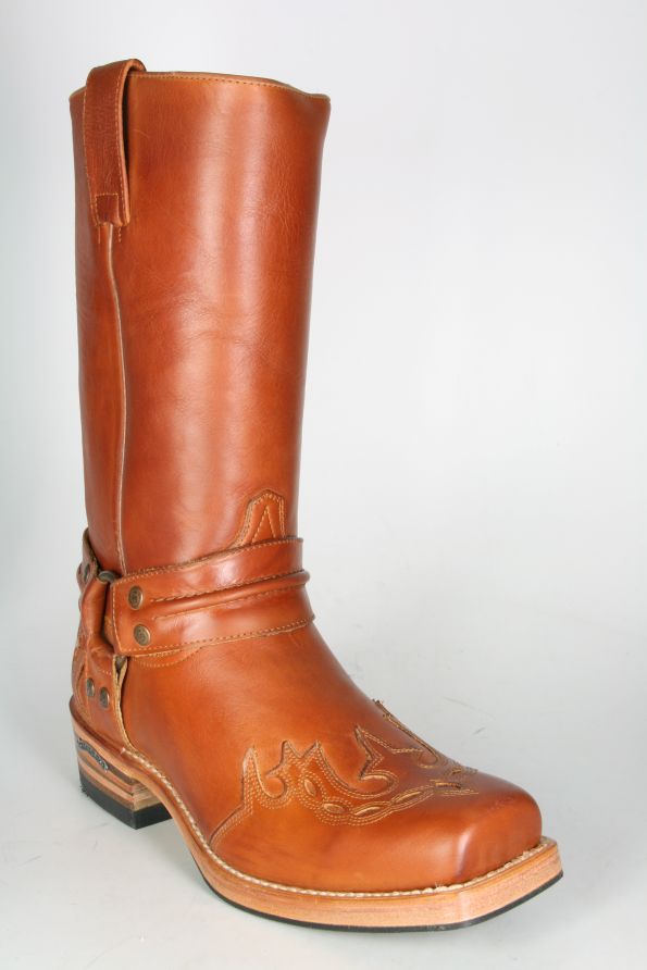 9677 Sendra Bikerboots STRONG Snowbut Cognac