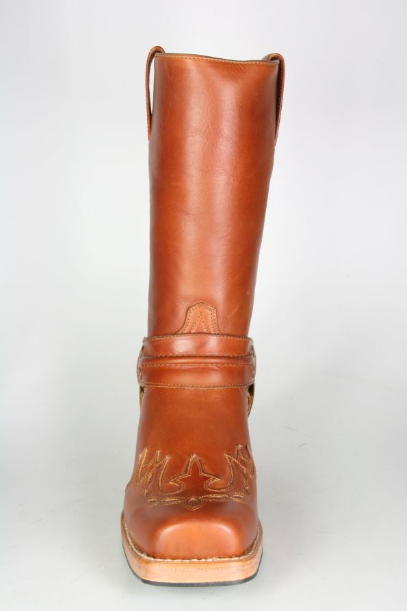 Tan biker boots cheap