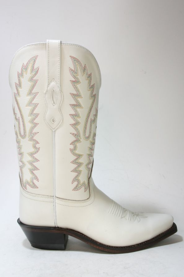 White ankle western boots outlet