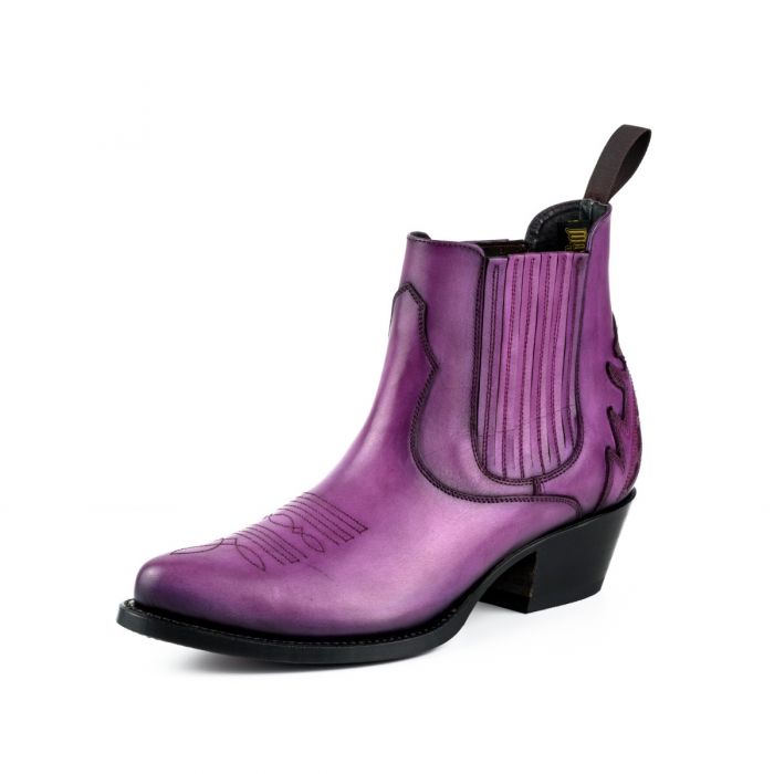 Ladies purple cowboy hotsell boots