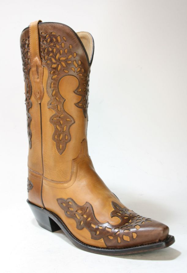 1539 OLD WEST Cowboyboots Harshaw Brown