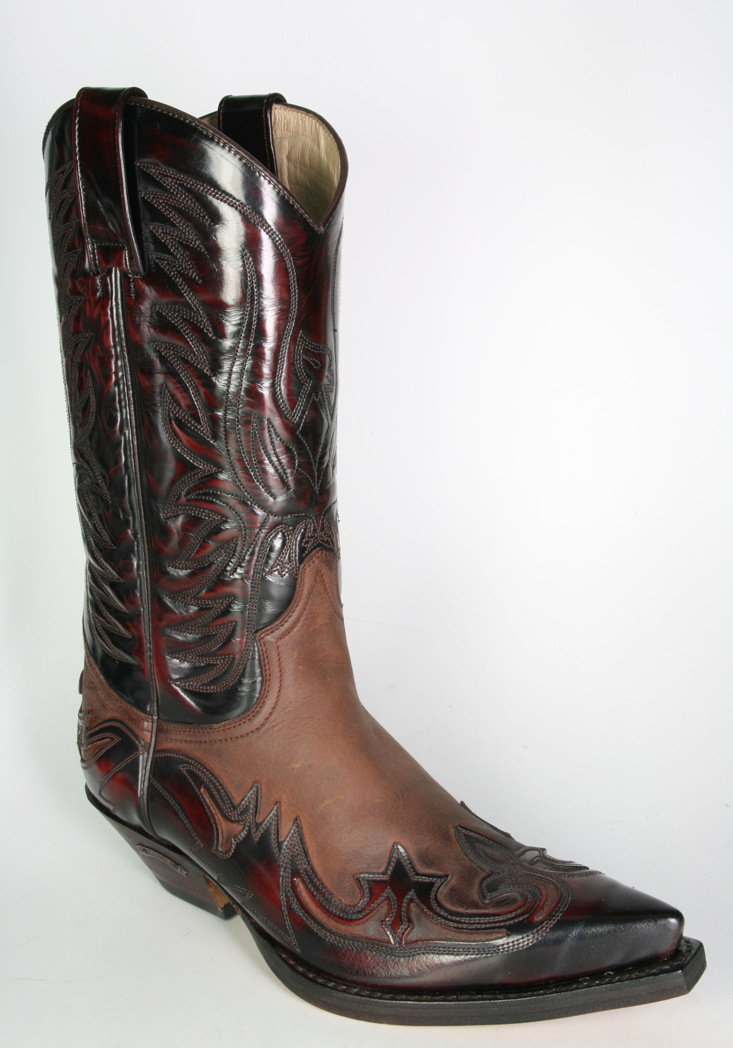 3241 Sendra Cowboy Boots Ibiza Flor. Fuchsia SPR. 7004 Frame Sewn | eBay