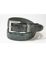 1016 Sendra Pythongürtel Python Barr. Charia Blau-Grau