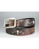 1021 Sendra Gürtel Barbados Quersia skulls
