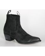 12380 Sendra Stiefelette LIA Wildleder Negro