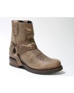 12979 Sendra Bikerboots Chiquita Floter Dark Taupe