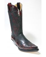 16374 Sendra Boots Cowboystiefel Flora Rojo Sprinter Negro