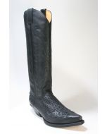 17354 Sendra Boots Cowboystiefel Hochschaft Trenzado Negro