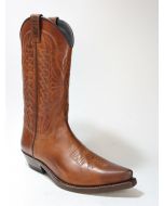 1920 MAYURA Cowboystiefel Pull Gras Castano