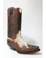 3241 Cowboystiefel Sendra braun Python Natural