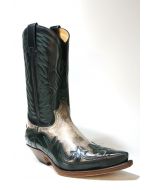 3241 Sendra Cowboystiefel Flora Verde Botella Denver Canela