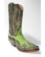 3241 Sendra Cowboystiefel Kabir Crema Pistacho