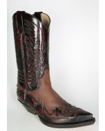 3241 Sendra Cowboystiefel IBIZA Flor. Fuchsia Spr. 7004