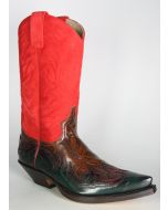 3241 Cowboystiefel Sendra Flora Verde Botella Quersia 