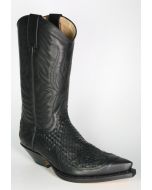 3241 Sendra Cowboystiefel Trenzado IBIZA schwarz