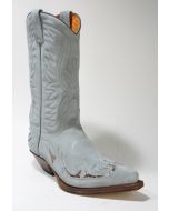 3242 Sendra Cowboystiefel Serr. Cement Wildleder